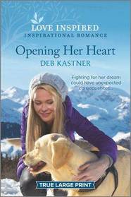 Opening Her Heart (Rocky Mountain Family, Bk 2) (Love Inspired, No 1329) (True Large Print)