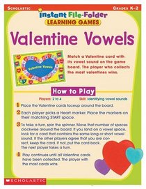 Valentine Vowels (Instant File-Folder Games, Grades K-2)