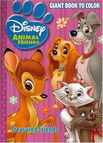 Disney Animal Friends: Treasured Friends (Giant Book to Color)