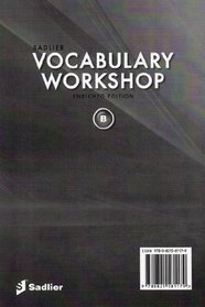 VOCABULARY WORKSHOP ENRICHED EDITION@2013 ANSWER KEY TO TEST BOOKLET: FORM A&B LEVEL B (GRADE 7)