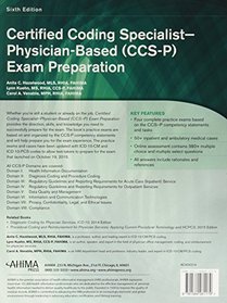 Certified Coding Specialist--Physician-Based (CCS-P) Exam Preparation