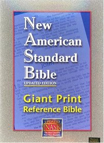 Giant Print Reference Bible-NASB (Black Genuine Leather)