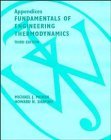 Fundamentals of Engineering Thermodynamics, 3E, Appendices