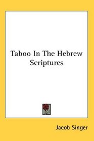 Taboo In The Hebrew Scriptures