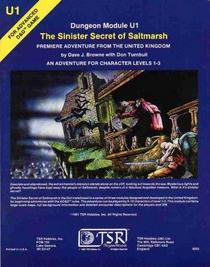 The Sinister Secret of Saltmarsh (Advanced Dungeons  Dragons Module U1)