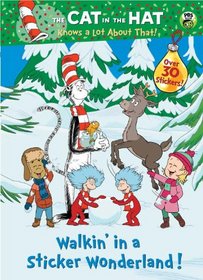 Walkin' in a Sticker Wonderland! (Seuss/Cat in the Hat) (Hologramatic Sticker Book)