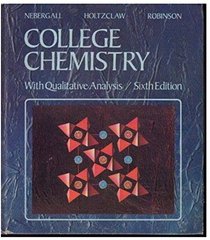 College Chemistry with Qualitative Analysis