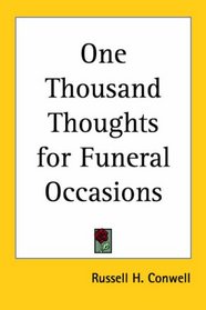 One Thousand Thoughts for Funeral Occasions