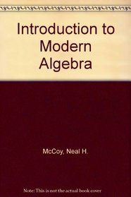 Introduction to modern algebra