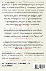 Quelling the Demons' Revolt: A Novel from Ming China (Translations from the Asian Classics)