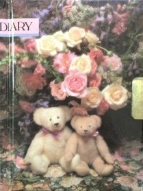 Teddy Bears and Roses with Key Lock: Diary