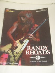 Randy Rhoads: Guitar / Vocal (Song Book)