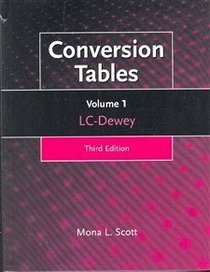 Conversion Tables: Subject Headings LC and Dewey, Volume 3