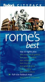 Fodor's Citypack Rome's Best, 5th Edition (Citypacks)