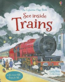 See Inside Trains (Usborne Flap Book)