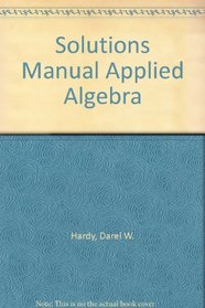 Solutions Manual Applied Algebra