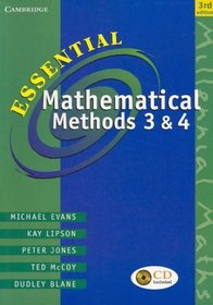 Essential Mathematical Methods 3 and 4 with CD-Rom (Essential Mathematics)