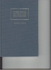 Nelson Algren: A Descriptive Bibliography (Pittsburgh Series in Bibliography)