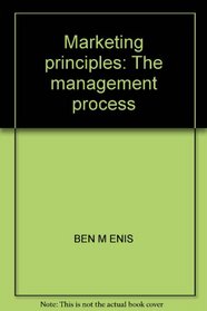 Marketing principles: The management process