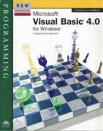 New Perspectives on Microsoft Visual Basic 4.0: Introductory