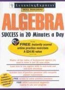 Algebra Success in 20 Minutes a Day, 3rd Edition (Skill Builders)