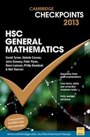 Cambridge Checkpoints HSC General Mathematics 2013