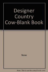 Designer Country Cow-Blank Book