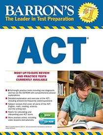 Barron's ACT with CD-ROM, 2nd Edition (Barron's Act (Book & CD-Rom))
