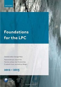 Foundations for the Lpc (Legal Practice Course Guides)