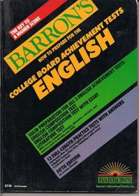 How to prepare for College Board achievement tests, English: English composition test without essay, English composition test with essay, literature test