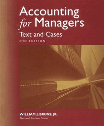 Accounting for Managers: Text  Cases