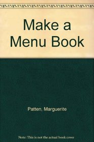 Make a Menu Book