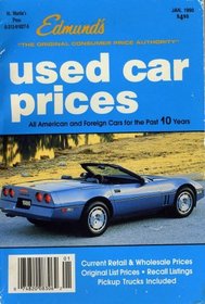 Used Car Prices - Jan 1990 (Edmund's Used Car Prices, JAN. 1990)