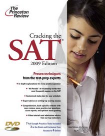 Cracking the SAT with DVD, 2009 Edition (College Test Preparation)