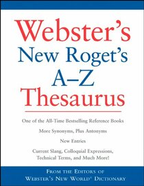 Office Depot Webster's New World Roget's A-Z Thesaurus CUSTOM