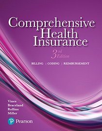 Comprehensive Health Insurance: Billing, Coding, and Reimbursement (3rd Edition)