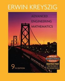 Advanced Engineering Mathematics, 9th Edition