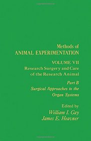 Methods of Animal Experimentation: Research Surgery and Care of the Research Animal : Part B, Surgical Approaches to the Organ Systems (Vol 7)