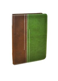 2012 Survival Kit for Grads: Italian Duo-Tone Chocolate/Forest Green