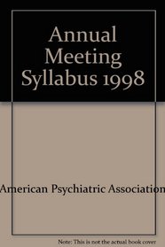 APA Annual Meeting Syllabus 1998