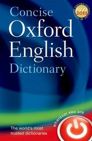 Concise Oxford English Dictionary: Main edition