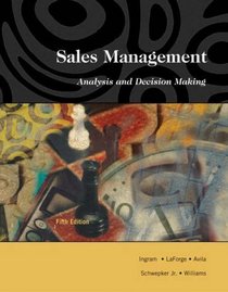 Sales Management : Analysis and Decision Making