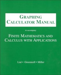 Calculus With Applications: Graphing Calculator Manual