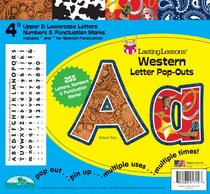 Western Letter Pop-Outs