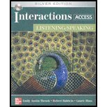 Interactions Access: Listening/ Speaking - With CD
