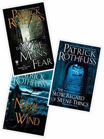 The Kingkiller Chronicle Series 3 Books Collection Set by Patrick Rothfuss (The Name of the Wind, The Wise Man's Fear & The Slow Regard of Silent Things)