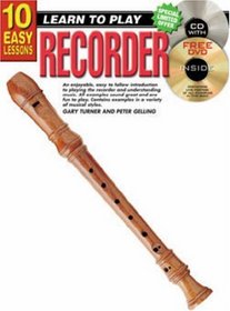 10 EASY LESSONS RECORDER BK/CD (Teach Yourself)