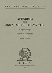 Grundriss Der Aakadischem Grammatik