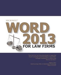Microsoft Word 2013 for Law Firms