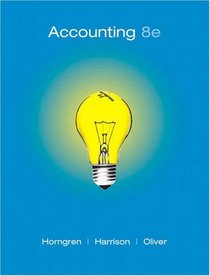 Accounting, Chapters 1-14 (8th Edition) (Chapters 1-13)